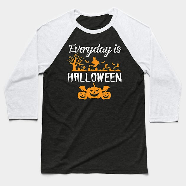 Halloween Season Spooky Creatures Lover Baseball T-Shirt by FamiLane